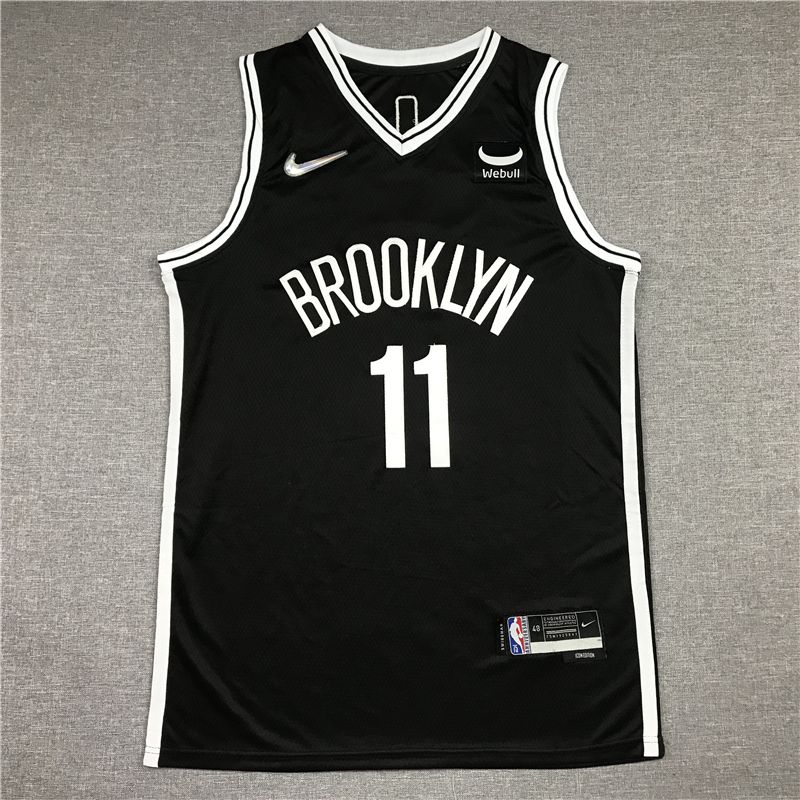 Men Brooklyn Nets #11 Irving Black Nike New Game NBA Jersey->brooklyn nets->NBA Jersey